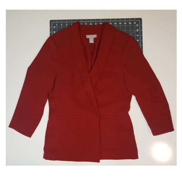 H&M Straight-cut Jacket in Red med - Picture 3 of 6